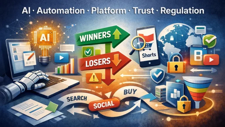 AI 자동화와 플랫폼 변화, 규제 강화로 재편되는 글로벌 마케팅 산업 구조